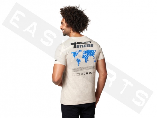 T-shirt YAMAHA Ténéré700 World Raid Tapu heren zandbruin